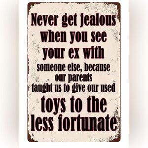 Inspirational Tin Sign